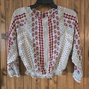 Warm Women's Boho Style Top